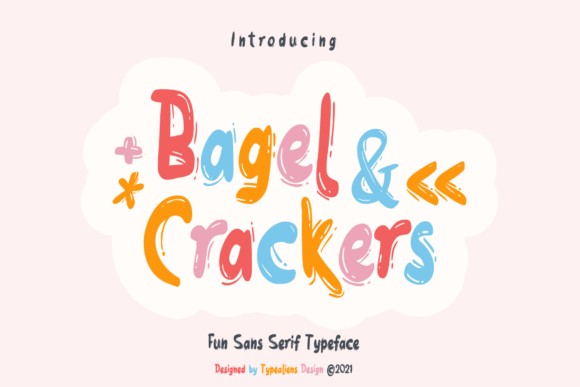 Bagel Crackers Font for Business Branding