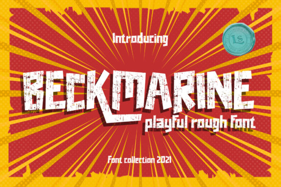 Beckmarine: A Bold Display Font for Web Design