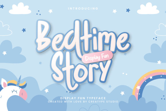Bedtime Story Font for Web Design