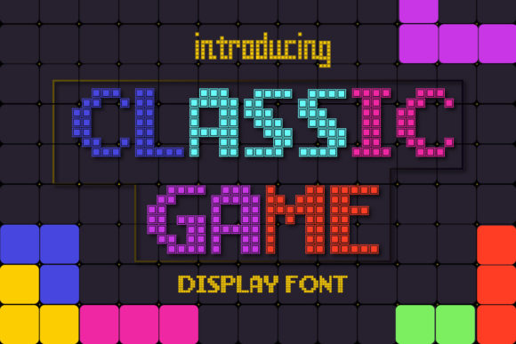 Classic Game Font Review for Design Projects