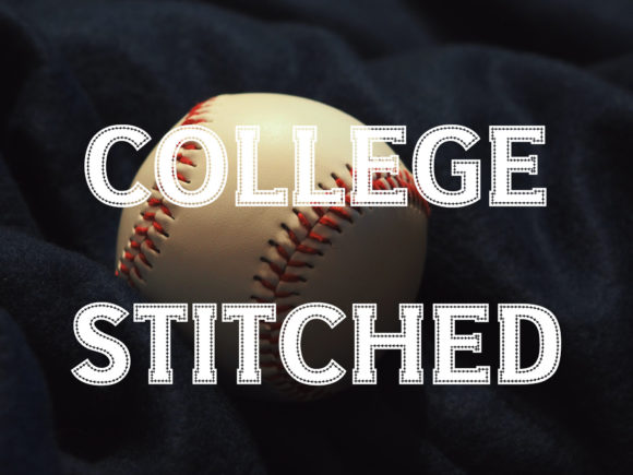 College Stitched: A Sporty Display Font for Handmade Creations
