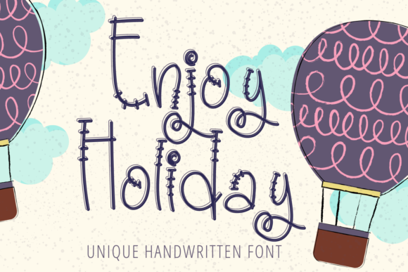 Enjoy Holiday Font for Polished Branding