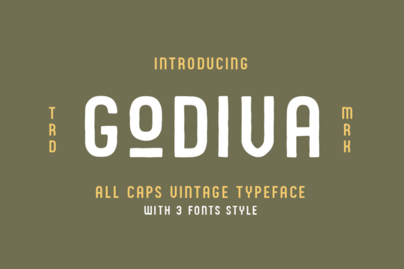 Godiva Font: Elevating Campaign Design with Vintage Boldness