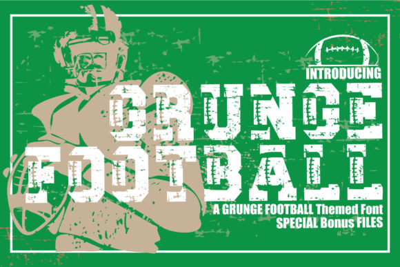 Grunge Football Font for Bold Branding