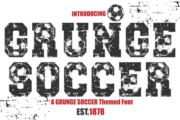 Grunge Soccer Font for Bold Digital Campaigns
