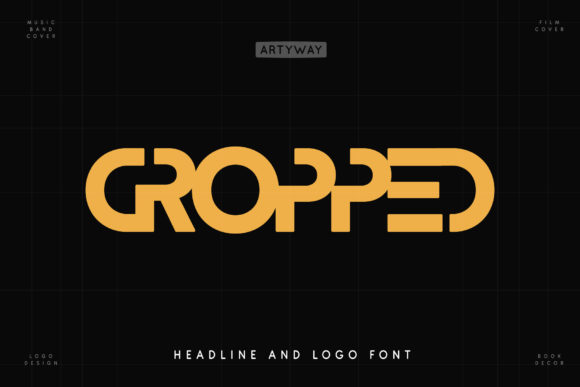 How Cropped Font Elevates Brand Identity with Bold Typography