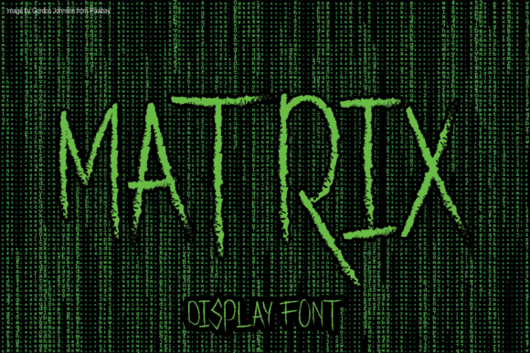 Matrix: A Bold Display Font for Editorial Design