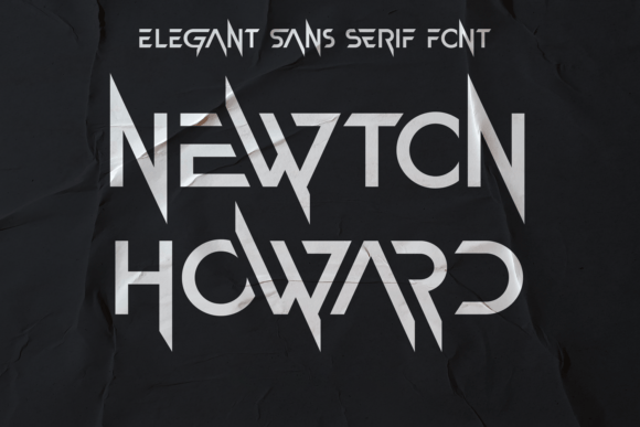 Newton Howard: A Bold Display Font for Digital Design
