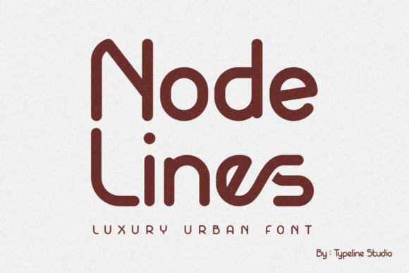 Nodelines Font for Modern Web Design