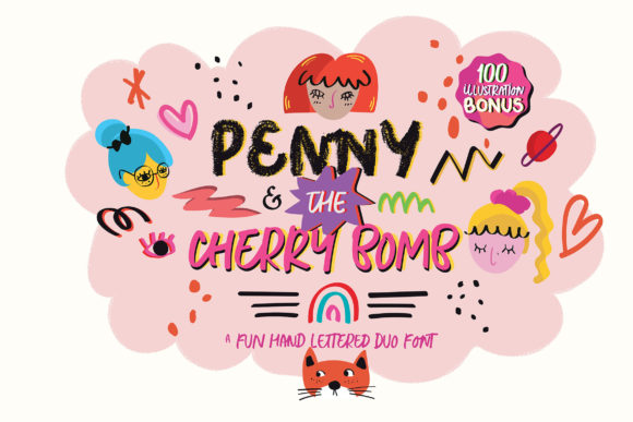 Penny the Cherry Bomb Font Review for Web Design