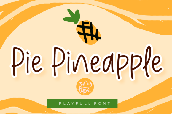Pie Pineapple Font for Digital Creativity