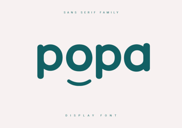 Popa: A Clean Display Font for Modern Web Design
