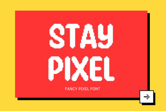 Stay Pixel: A Playful Display Font for Editorial Projects