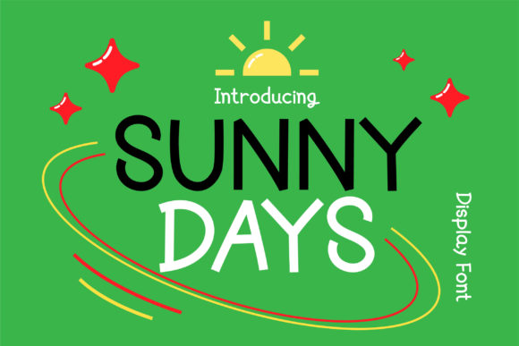 Sunny Days Font Review for Editorial Design