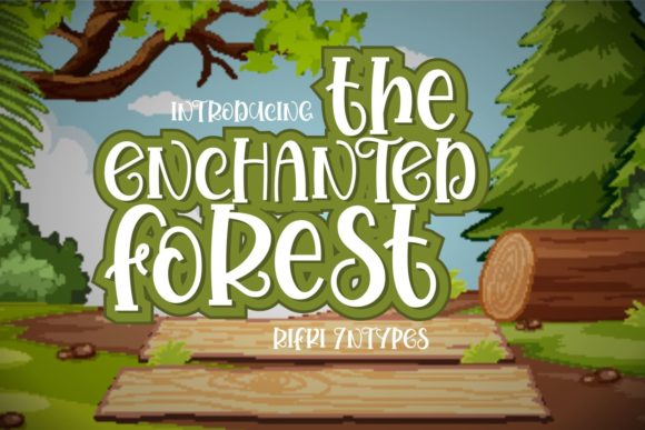 The Enchanted Forest Font for Branding Magic