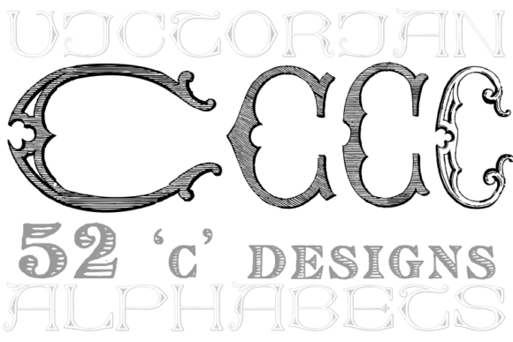 Victorian Alphabets C for Modern Web Design