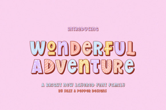 Wonderful Adventure Font for Editorial Design