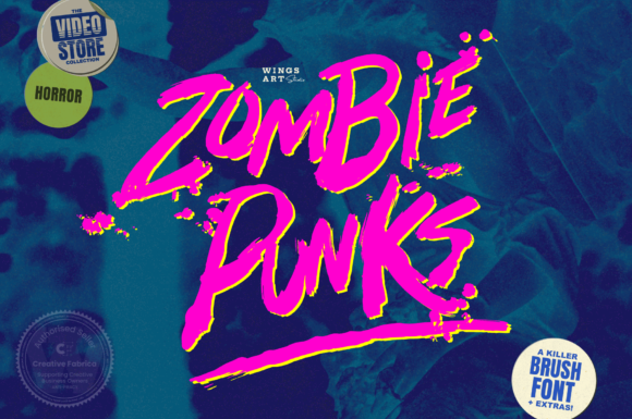 Zombie Punks Font for Bold Editorial Design
